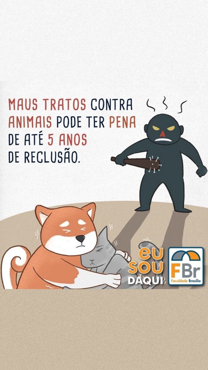 Curta Direito - Maus tratos contra animaisA Lei 14.064/2020 aumentou a pena para quem maltratar cães e gatos. A partir de agora, quem cometer esse crime será punido com 2 a 5 anos de reclusão, multa e proibição da guarda. Caso o crime resulte na morte do animal, a pena pode ser aumentada em até 1/3.
A referida legislação alterou a Lei 9.605/98, que dispõe sobre os crimes contra o meio-ambiente, fauna e flora e prevê pena de detenção de 3 meses a 1 ano e multa, no caso de crime de maus-tratos contra animais.Para mais informações:
4141-8050 ☎
www.fbr.edu.br@professorfabriciojonathas#curtadireito
#direito
#maustratos
#maustratoscontraanimais
#animais
#defesa
